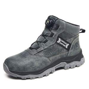 Botas de Seguridad de Caña Alta, Impermeables, de Gamuza, con Puntera de Acero, Antipinchazos, para Senderismo - Product Image 1