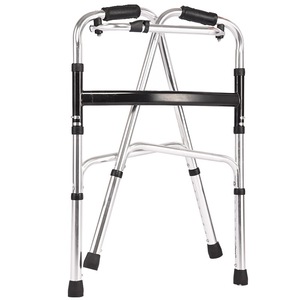 100 Million People <b>Walker</b> Stainless Steel Foldable Adjustable Walking Aid For <b>Elderly</b> Support - Product Image 4