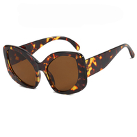 Twooo 13121 vente en gros Pc Frame surdimensionné personnalité nuances lunettes de soleil 2024