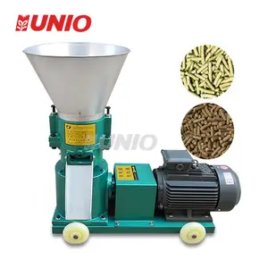 Farms use small manual pelletized poultry livestock animal feed pellet machine mill poultry granulator
