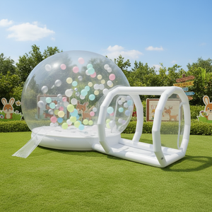 Casa Gonfiabile a Bolle con Palloncini che si Gonfiano all'Interno, Tenda a Bolle Trasparente a Forma di Igloo - Product Image 2