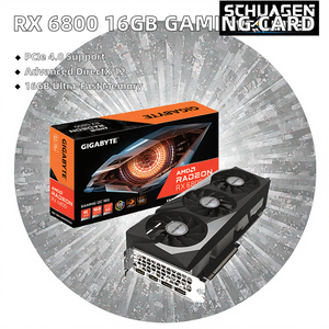 For Radeon 6800 GAMING OC 16GB Used PCI Fan Graphics Card With 256 Bit GDDR6 Memory for Workstation 16GB GDDR6 Memory Offers Sup - Product Image 4