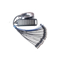 Câble multipaire professionnel de 8 à 40 canaux, connecteur équilibré, boîte de scène, câble de liaison audio pour scène en direct