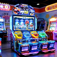Machine de jeu d'arcade Mecha Racing Shooting à monnayeur, prise en charge de l'anglais, rentabilité élevée pour les centres de divertissement familial, multi-joueurs