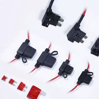 Connecteur automobile femelle, fiche de montage, fiche centrale, porte-fusible étanche, faisceau de câblage