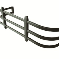 Extenseur de benne de camionnette en alliage d'aluminium noir de haute qualité, barrière de chargement, pièces de modification pour Toyota