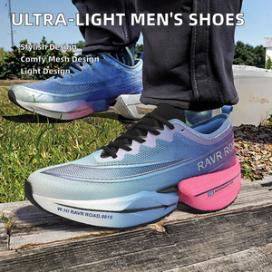 Chaussures de sport de course ultra-légères pour hommes, chaussures de sport professionnelles pour jeunes, design en maille confortable pour l'été, semelle en caoutchouc pour le basketball - Product Image 2