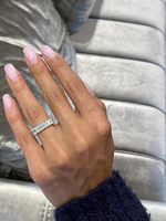 Bague solitaire en diamant de laboratoire de 1 carat certifiée IGI Alliance en or massif 14 carats