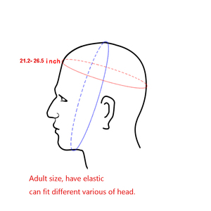 Mủ cao su hói cap da tóc giả cho người lớn làm bằng cao su thiên nhiên có đàn hồi có thể phù hợp với khác nhau khác nhau của đầu - Product Image 2
