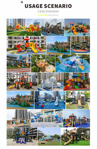 FEIYOU สนามเด็กเล่นรุ่นใหม่ ซีรีส์ Jungle Tranerse สนามเด็กเล่นกลางแจ้งสำหรับเด็ก - Product Image 6