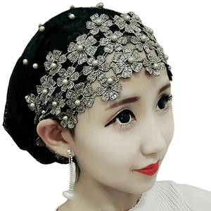 Gorro de encaje de alta calidad para mujer, estilo musulmán, sin borde, transpirable y ecológico, apto para todos. - Product Image 3