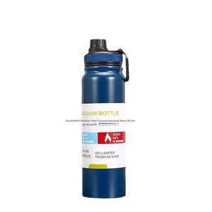 Bouteille d'eau sport moderne en acier inoxydable à double paroi sous vide 600ml 800ml, isolation thermique 6-12 heures, avec infuseur à thé - Product Image 5