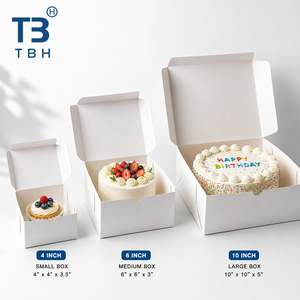 Rectangular <b>White</b> Paper Cake <b>Box</b> 4x7x3.5 Inch Swiss Roll <b>Box</b> Food Grade for Bakery Dessert Shop Buffet OEM ODM Support - Product Image 2