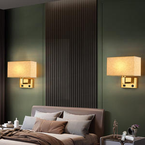 Applique murale LED moderne de Style nordique <span class=keywords><strong>pour</strong></span> la maison <span class=keywords><strong>corps</strong></span> en fer en acier américain intérieur chambre chevet applique murale prise USB <span class=keywords><strong>pour</strong></span> la lecture - Product Image 3