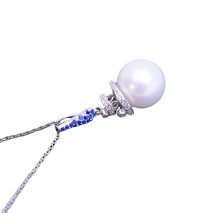 Collar de Perlas de Agua Dulce de 12-13 mm, Blancas, Redondas, de Luz Intensa, con Plata S925, Juego Completo con Colgante de Perla con Ligeros Imperfecciones para Mujer - Product Image 5