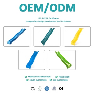 Toddler Đồ chơi bé sân chơi sóng trong nhà ngoài trời trẻ em Playhouse chơi Set nhựa trẻ em trượt - Product Image 6