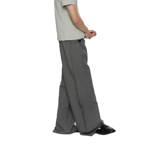 <span class=keywords><strong>Pantaloni</strong></span> da <span class=keywords><strong>uomo</strong></span> Casual oversize alla moda all'ingrosso <span class=keywords><strong>pantaloni</strong></span> a cerniera con cuciture laterali rilassate - Product Image 5