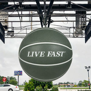 Ballon de sport en cuir composite de basket-ball intérieur/extérieur personnalisé de haute qualité pour l'entraînement - Product Image 2