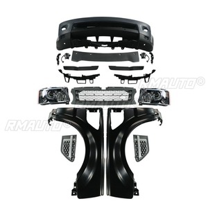 สำหรับ Range Rover Sport 2005-2009 กระจังหน้ารถยนต์ กระจังหน้าแบบแข่ง แผงกันชนหน้า  ลิ้นกันชนหน้า  แผ่นปิดกันชนหน้า อุปกรณ์ตกแต่งรถยนต์ - Product Image 4