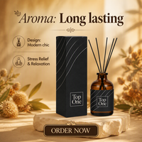 Diffuseur de parfum d'ambiance en rotin naturel écologique, longue durée, avec huiles essentielles, coffret en verre, emballage personnalisé