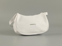 Trendy Chic Minimaliste Style Français Bandoulière Sac À Bandoulière Mince Portable Fermeture Éclair Sac À Main Polyvalent pour Dames