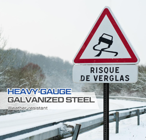Poteau de signalisation routière perforé carré galvanisé à chaud, poteau de signalisation d'avertissement routier, poteau de signalisation routière personnalisé, poteau de support pour signalisation de sécurité routière - Product Image 4
