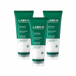 Trattamento in Capsule Gel Rinforzante per il Cuoio Capelluto Labo-H 220ml 3pz con Peptidi per Capelli Danneggiati - Prezzo Scontato - Product Image 1