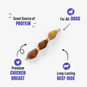 โออีเอ็มสุนัขมีโปรตีนสูงแห้งดูแลสุนัขเนื้อวัวคอลลาเจนอกไก่เป็ดที่มีความละเอียดอ่อนการย่อยอาหารสนับสนุนทำความสะอาดฟัน - Product Image 2