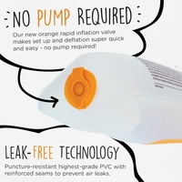 Barandilla Inflable de PVC para Cama de Bebés (0-12 Meses), Protección Contra Caídas, Bolsa de Almacenamiento Fácil de Guardar, Color Personalizado, Estilo Coreano, Portátil