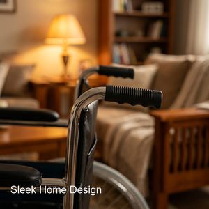 Transit avancé des patients : Fauteuil roulant médical Keling avec repose-pieds pivotants - Product Image 5