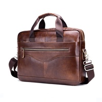 Sac pour ordinateur portable pour homme de haute qualité personnalisé OEM, sacoche en cuir grande capacité