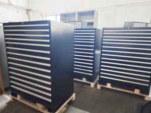 록벤 헤비 듀티 스틸 서랍 금속 캐비닛 작업장 정리용 보관 캐비닛 볼트 부품 도구 캐비닛 - Product Image 5