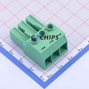 JL5EDGKH-76203G01 Plug-in Terminal Block P=7.62mm Connector ( Connector Type: Plug )( Construction: 1x3P )( Pitch: 7.62mm ) - Product Image 1