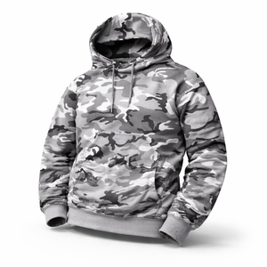 Fabricantes de Ropa Personalizada, Sudadera al por Mayor, Ropa Casual de Calle, Sudadera con Capucha de Forro Polar, Sudadera con Capucha de Manga Larga con Estampado de Camuflaje - Product Image 2