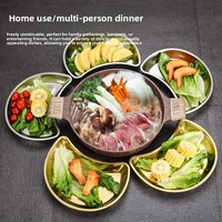 Nouveautés : Plateau de service de luxe en acier inoxydable argenté, durable, de qualité alimentaire, pour collations, 25 cm, avec logo personnalisé