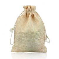 Sacs de bonbons en tissu de toile de jute sac cadeau de mariage en jute avec cordon de serrage