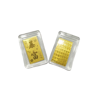 Adesivi Dorati per Cellulari, Magazzino Pieno di Ricchezza, Arrivo da Tutte le Direzioni, Pace <span class=keywords><strong>e</strong></span> <span class=keywords><strong>Gioia</strong></span>, Adesivo Regalo per Frigorifero - Product Image 1