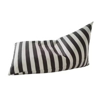 Chaise de pouf d'extérieur à usage de bar, banc et canapé latéraux de piscine en triangle pour les zones de piscine-Remplisseur de pouf durable et élégant