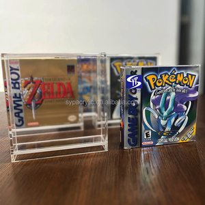 Boîte acrylique pour jeux Game Boy Advance <span class=keywords><strong>Pokemon</strong></span> - SYP Game Boy Acrylic Display All GBA <span class=keywords><strong>Pokemon</strong></span> - Jeux Game Boy Advance <span class=keywords><strong>Pokemon</strong></span> - Boîte acrylique avec couvercle coulissant inférieur - Product Image 3