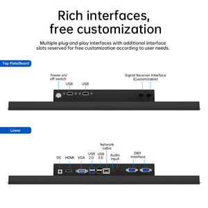Panel <span class=keywords><strong>PC</strong></span> Industrial Integrado con Pantalla Táctil, Marco Abierto, Alto Brillo, Protección IP65, Linux/Windows/Android, Capacitivo - Product Image 5