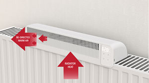 Nuevo Ventilador Radiador Inteligente Recargable y Automático de Distribución de Calor Eficiente Energéticamente 2025 con 3 Velocidades de Ventilación y Temporizador - Product Image 3