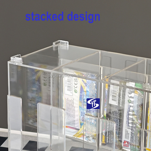 Distributeur de boosters Pokémon <span class=keywords><strong>3</strong></span> emplacements SYP – Boîtier en acrylique de haute qualité pour cartes à collectionner Pokémon <span class=keywords><strong>3</strong></span> emplacements – Présentoir - Product Image 4