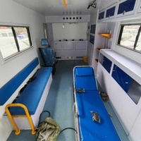 Isuzu nouvel état Ambulance diesel/essence avec grand espace cabine Ambulance de transfert de pression négative