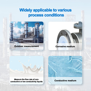 Débitmètre numérique personnalisable Vacorda haute précision 4-20mA pour l'eau industrielle, capteur OEM HKD pour eau de mer numérique - Product Image 1