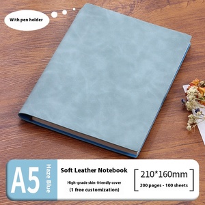 Cuaderno de cuero grueso para reuniones de negocios, logotipo personalizado corporativo, venta al por mayor - Product Image 6
