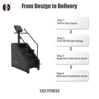 Máquina Profesional Comercial Eléctrica para Subir Escaleras, Duradera, Ecológica, de Acero, Equipo de Gimnasio y Fitness, Directo de Fábrica
