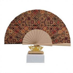 Éventails portugais en liège de 23 cm de bonne qualité, en bois, art populaire, écologiques, avec logo personnalisé, fournitures de fête, cadeau souvenir - Product Image 6