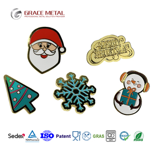 Pin de Metal Personalizado para Regalo, Imán Seguro, Broche Promocional de Acero Inoxidable con Resina Epoxi, Chapado en Oro, Impresión UV, Pins Esmaltados - Product Image 1