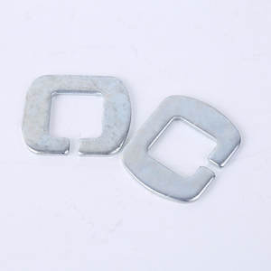 Boucles métalliques de type C robustes, sangles carrées en acier pour l'emballage de fibres de coton et synthétiques - Product Image 2