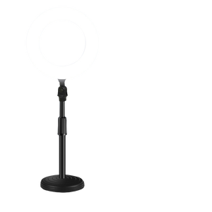 Aro de Luz LED de 6 Pulgadas (16 cm) para Transmisión en Vivo, con Soporte de Escritorio y Dos Clips para Teléfono Móvil - Product Image 5